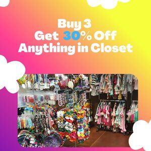 30% off 3 or more items